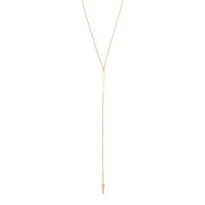 Kendra Scott Vivian Y Necklace in Rose Gold